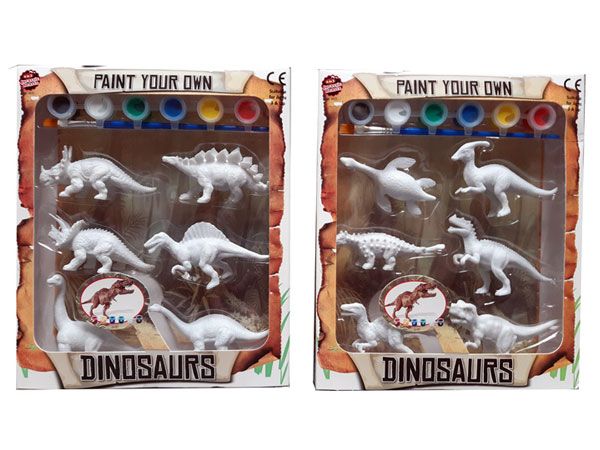 A To Z Toys Paint Your Own Dinosaurs,  Assorted Picked At Random