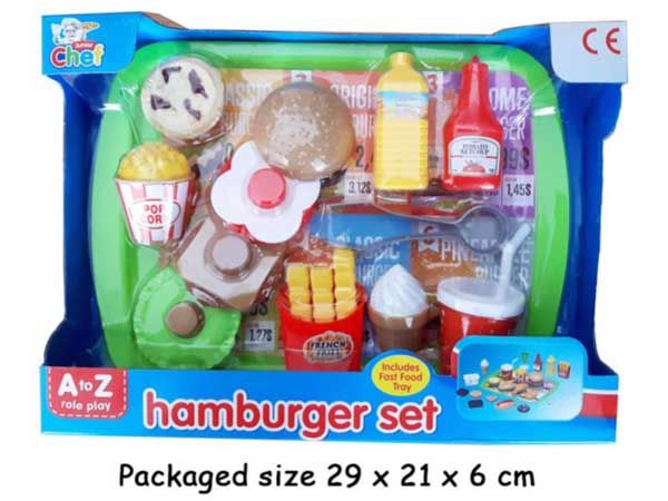 Junior Chef Fast Food Play Set, by A to Z Toys