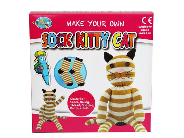 A to Z Make Your Own Kitty Cat Sock