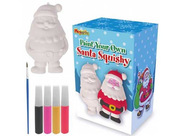 Paint Your Own Santa Squishy