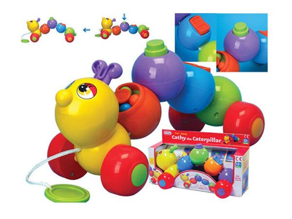 Funtime Pull Along Cathy The Caterpillar, by A to Z Toys