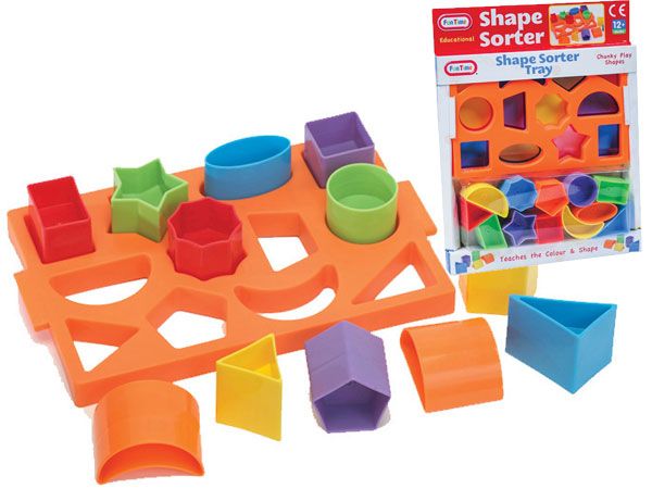 Shape Sorter Tray, by A to Z Toys