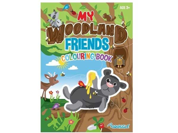 Squiggle My Woodland Friends Colouring Book