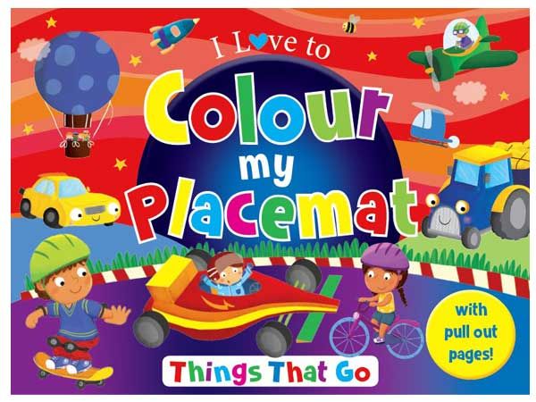 Colour My Placemat, Things That Go... RRP 3.99, by Brown Watson