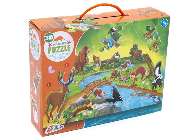 Grafix 3D Wildlife Puzzle
