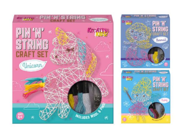 Kreative Kids Pin And String Craft Set - 3 Assorted Picked At Random