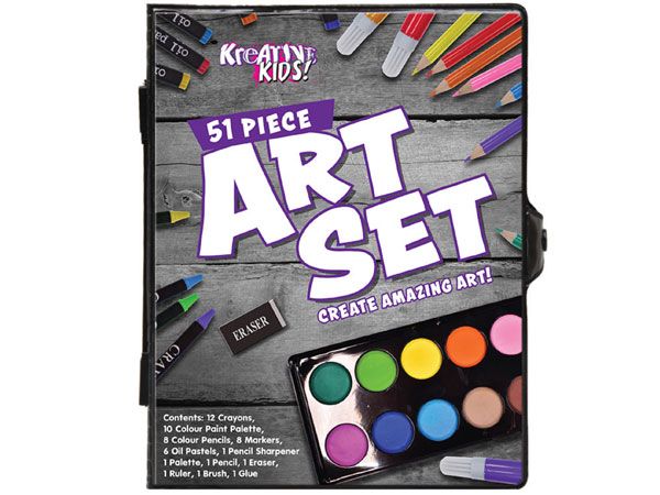Kreative Kids 51pce Art Set