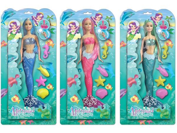 Mermaid Princess Mermaid Doll...Assorted Picked At Random