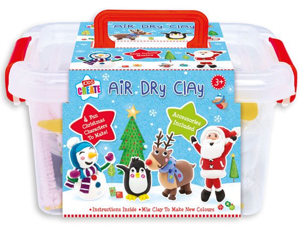 Kids Create Christmas Air Dry Clay Set