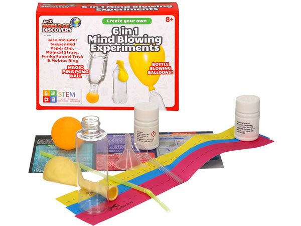 World Of Discovery 6 in 1 Mind Blowing Experiments, by A to Z Toys
