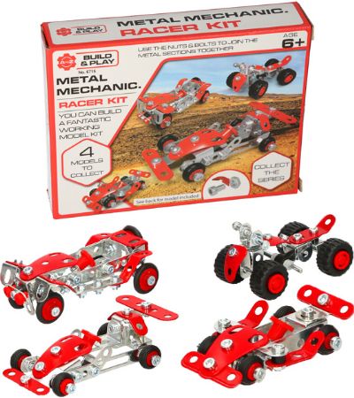 A To Z Metal Mechanic Racing Car, Assorted Picked At Random