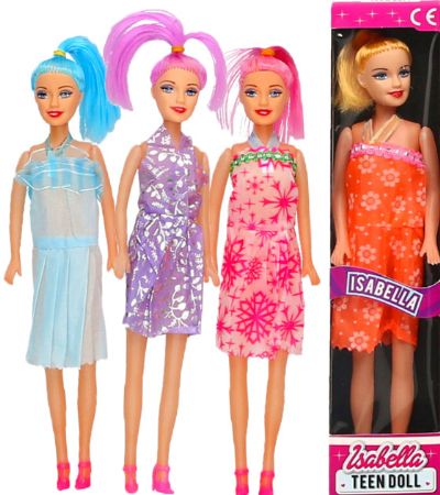 27cm Teen Doll, by A to Z Toys, Assorted Picked At Random