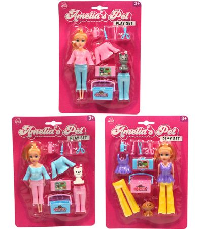 15cm Teen Doll Play Set...Assorted Picked At Random