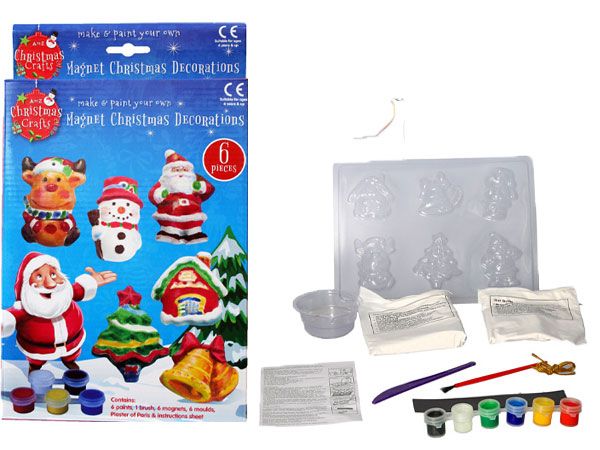 Make Your Own Christmas Magnet Decorations, by A to Z Toys