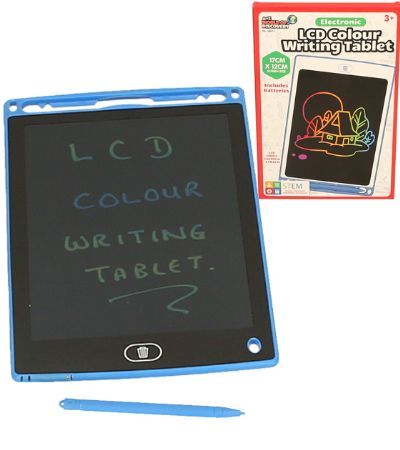 Battery Operated LCD Colour Changing Writing Tablet