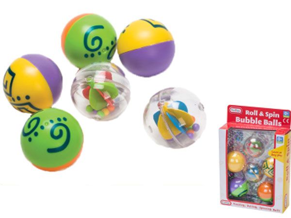 Funtime Roll And Spin Bath Bubble Balls, by A to Z Toys