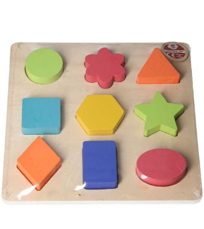 Wooden Classics Shape Sorter Puzzle, by A to Z Toys