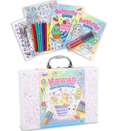 Project Craft Kawaii Colouring Activity Case