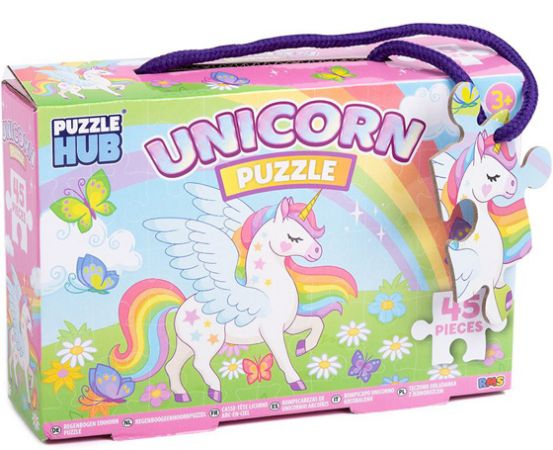 Puzzle Hub 45 Piece Unicorn Jigsaw Puzzle