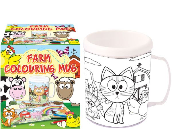 Farm Colouring Mug