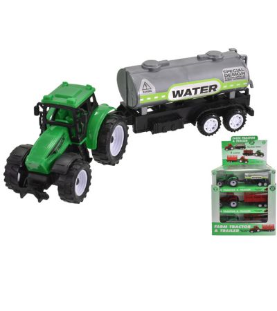 Farm Tractor With Trailer - Assorted Picked At Random