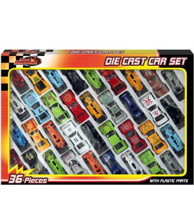 Street Machines 36 Piece Die Cast Car Set