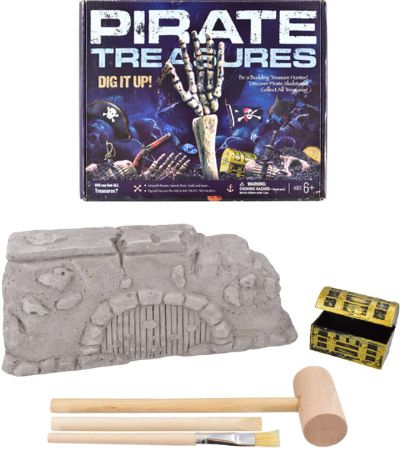 World Of Science Pirates Treasure Dig It Up Excavation Kit