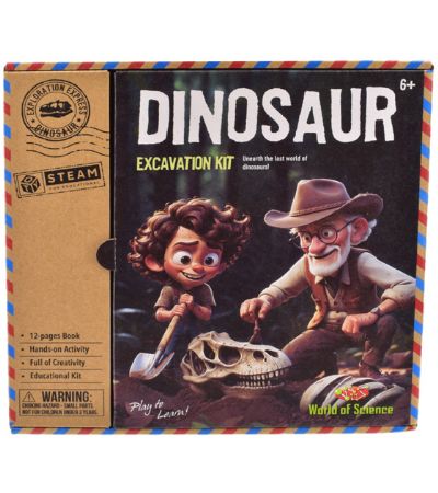 World Of Science Dinosaur Excavation Kit