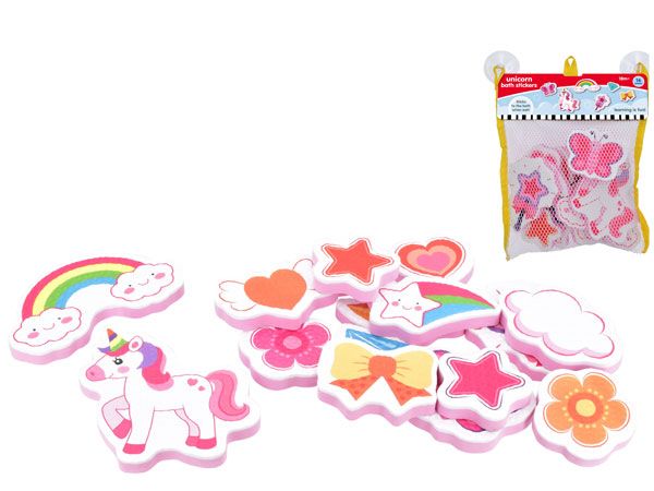 16pce EVA Bath Toys - Unicorn Design..zzz