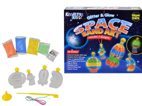 Kreative Kids Glitter and Glow Space Sand Art