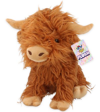9'' / 23cm Highland Cow Plushie Soft Toy